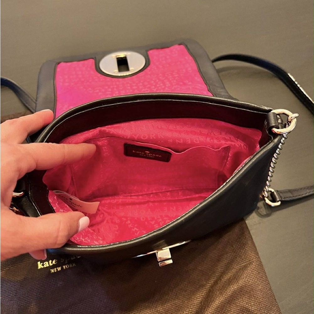 Kate Spade Quilted Black Crossbody Bag - Picture 6 of 6